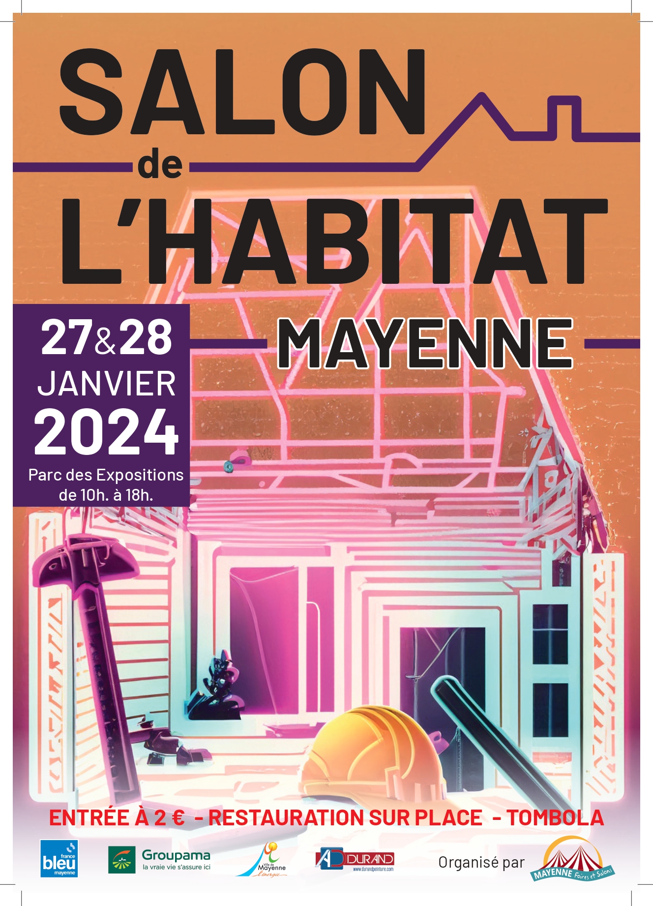 Salon De L Habitat 2024 Mayenne Foires Et Salons   Affiche Salon Habitat 2024 MFS4 Page 0001 